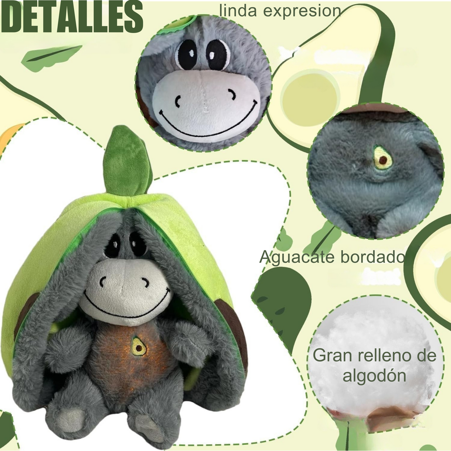 Peluche de Burrito Anti Estrés